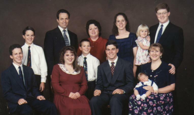 Russell and Karen Anderson family 1998
